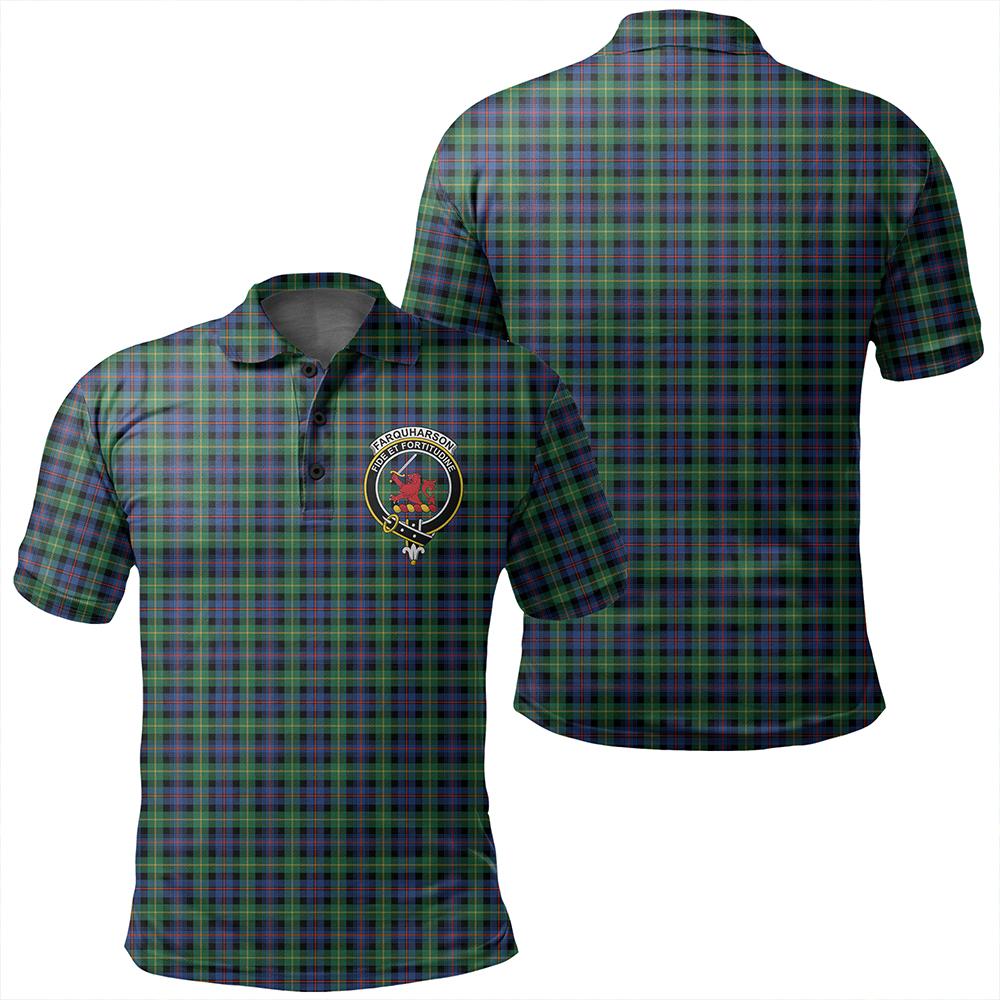 Farquharson Ancient Tartan Classic Crest Polo Shirt