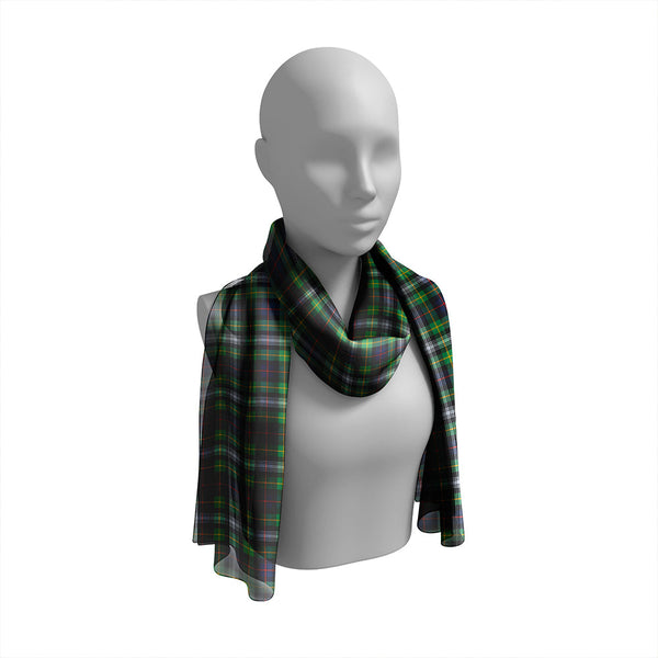 Farquharson Dress Modern Tartan Classic Silk Habotai Long Scarf