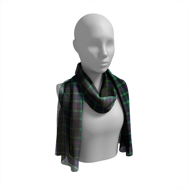 Farquharson Modern Tartan Classic Silk Habotai Long Scarf