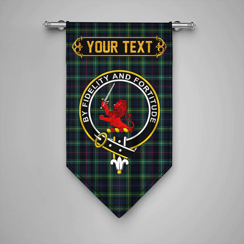 Farquharson Modern Clan Badge Tartan Gonfalon Personalize