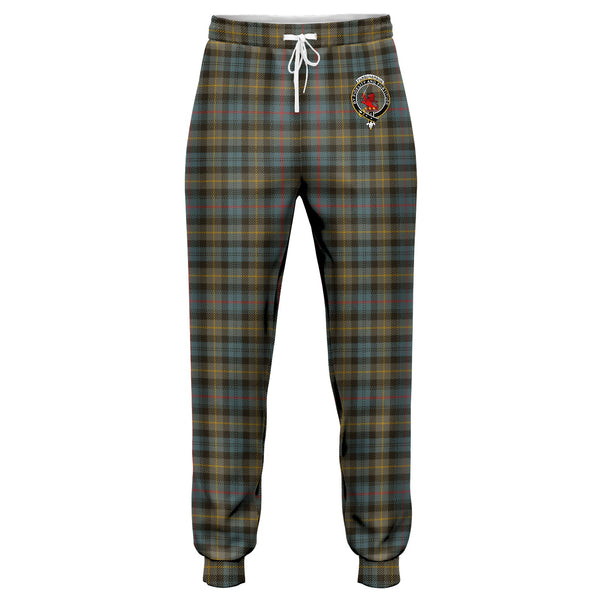 Farquharson Weathered Clan Badge Tartan Jogger Pants