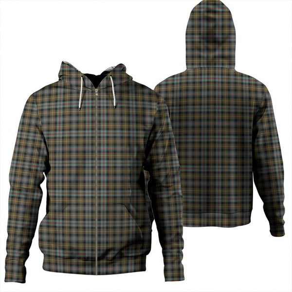 Farquharson Weathered Tartan Classic Zipper Hoodie