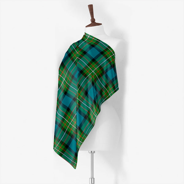 Farquharson Dress Modern Tartan Classic Silk Habotai Square Scarf