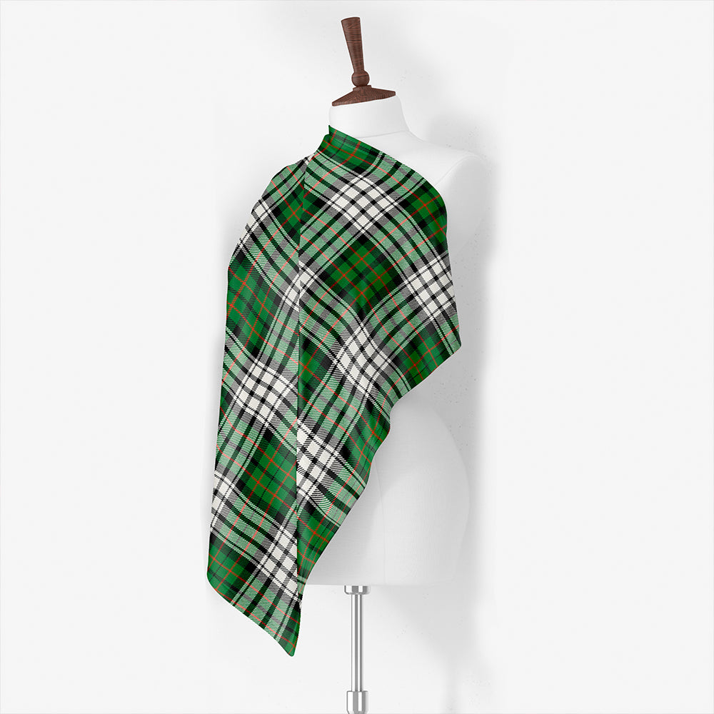 Farquharson Dress Weathered Tartan Classic Silk Habotai Square Scarf