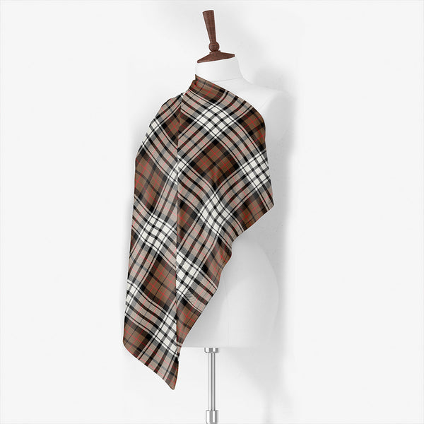 Farquharson Weathered Tartan Classic Silk Habotai Square Scarf