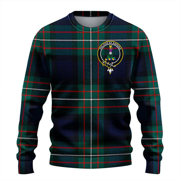 Ferguson Modern Clan Badge Tartan Knitted Sweater