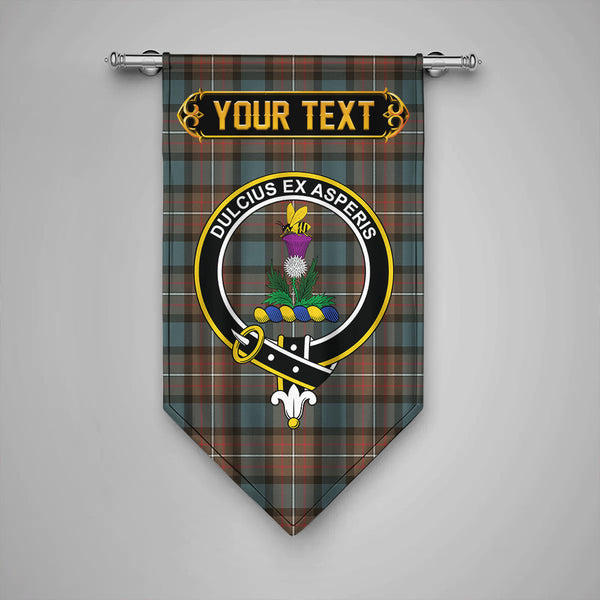 Ferguson Weathered Clan Badge Tartan Gonfalon Personalize