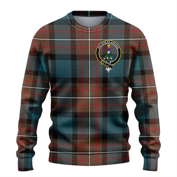 Ferguson Weathered Clan Badge Tartan Knitted Sweater