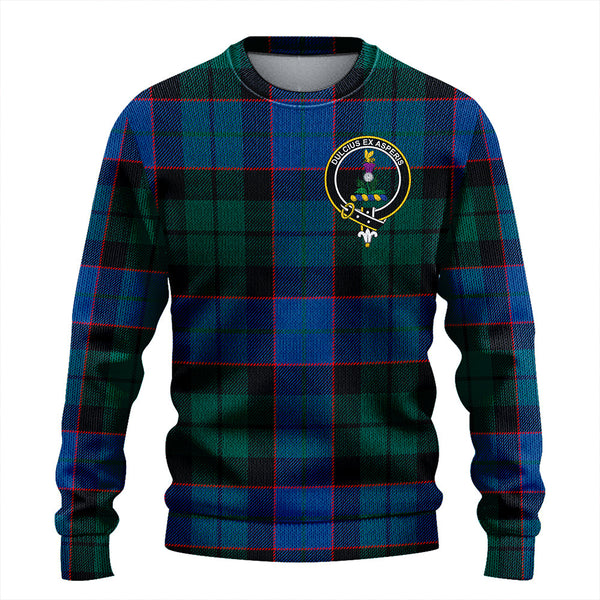 Ferguson of Balquhidder Modern Clan Badge Tartan Knitted Sweater