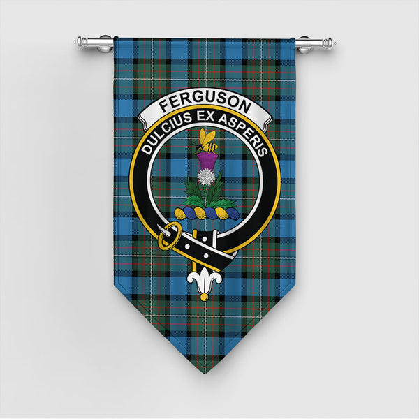 Fergusson Ancient Tartan Classic Crest Gonfalon