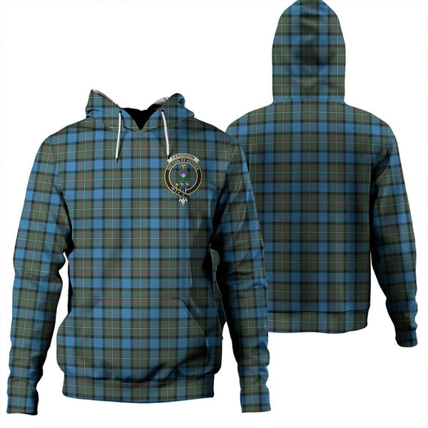 Fergusson Ancient Tartan Classic Crest Hoodie