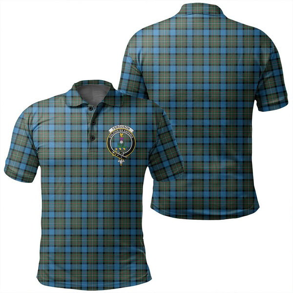 Fergusson Ancient Tartan Classic Crest Polo Shirt