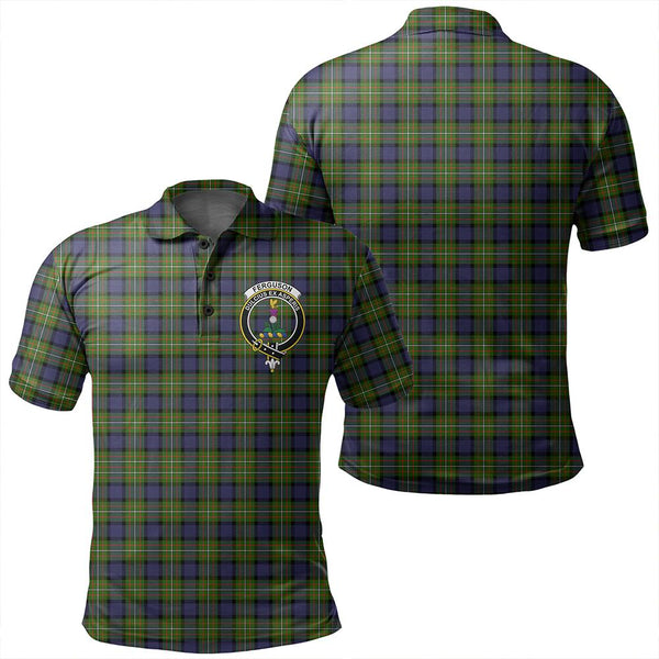 Fergusson Modern Tartan Classic Crest Polo Shirt