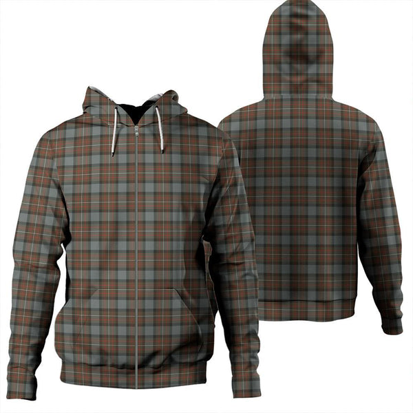 Fergusson Weathered Tartan Classic Zipper Hoodie