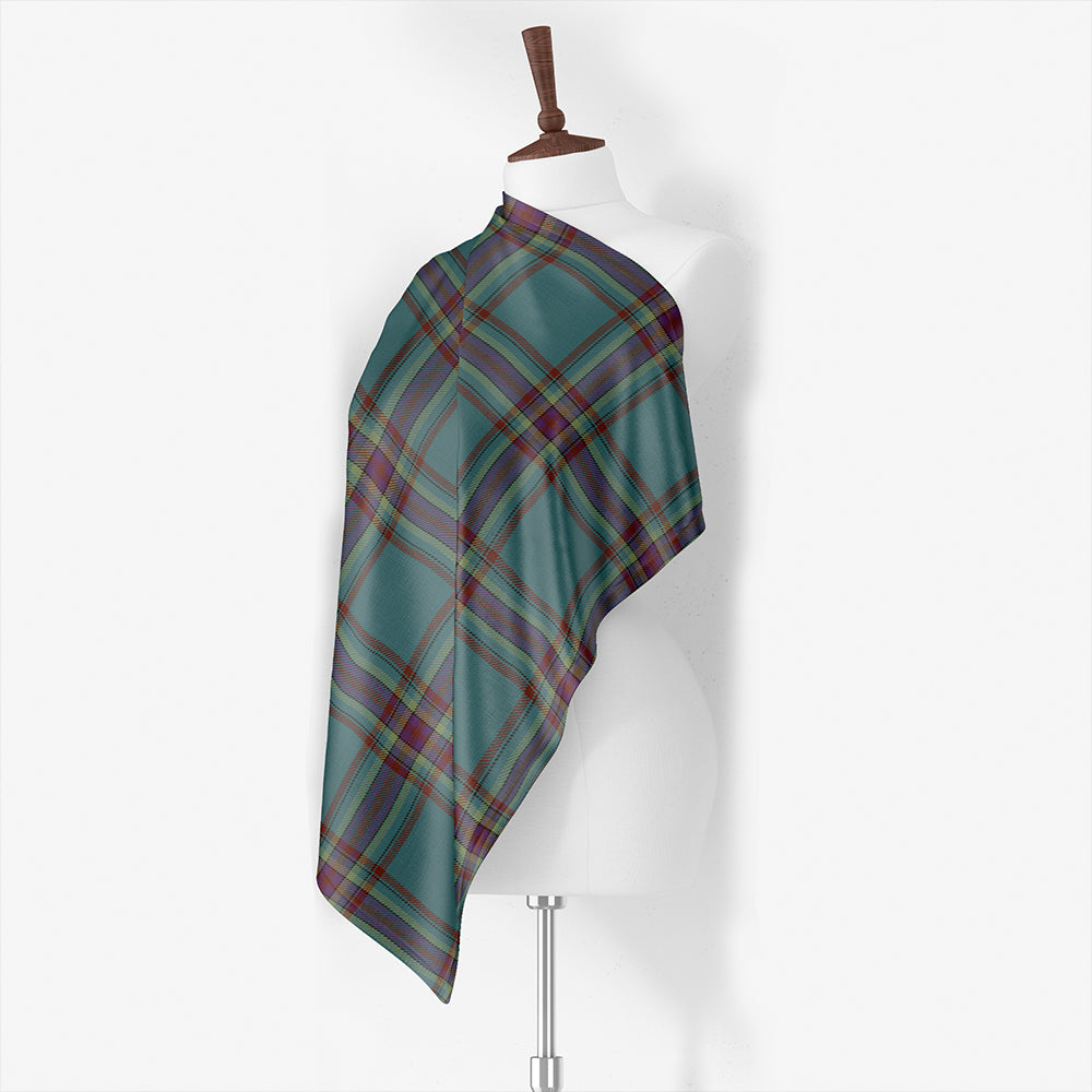 Ferguson of Balquhidder Weathered Tartan Classic Silk Habotai Square Scarf