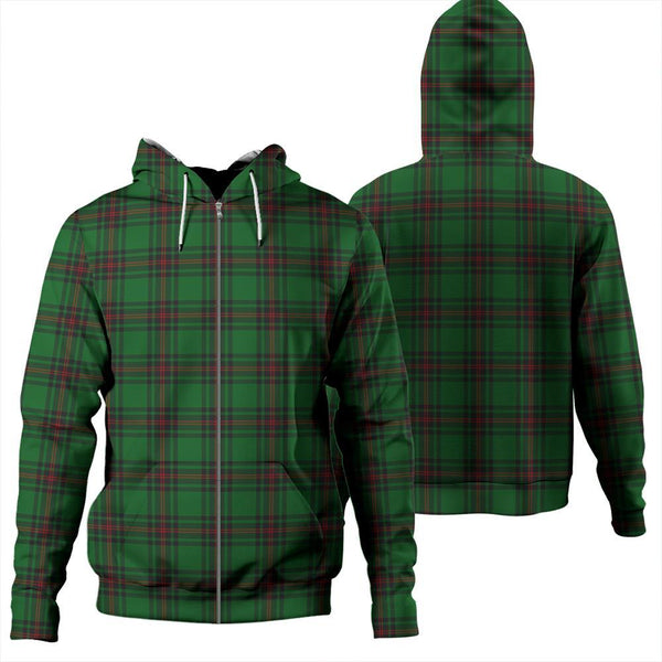 Fife District Tartan Classic Zipper Hoodie