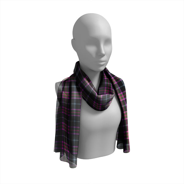 Fitzgerald Hunting Ancient Tartan Classic Silk Habotai Long Scarf