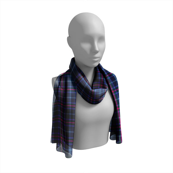 Fitzgerald Hunting Modern Tartan Classic Silk Habotai Long Scarf