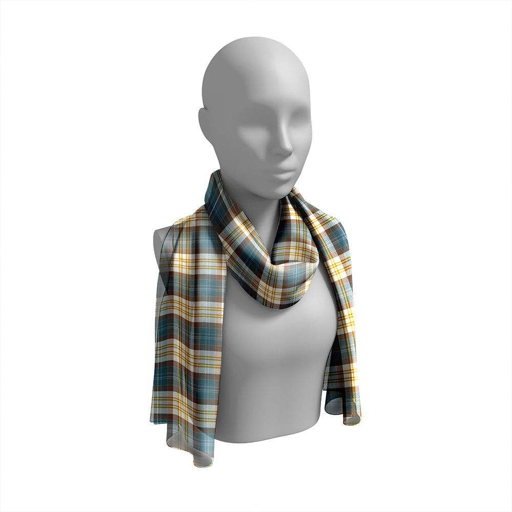 Fitzpatrick Dress Weathered Tartan Classic Silk Habotai Long Scarf