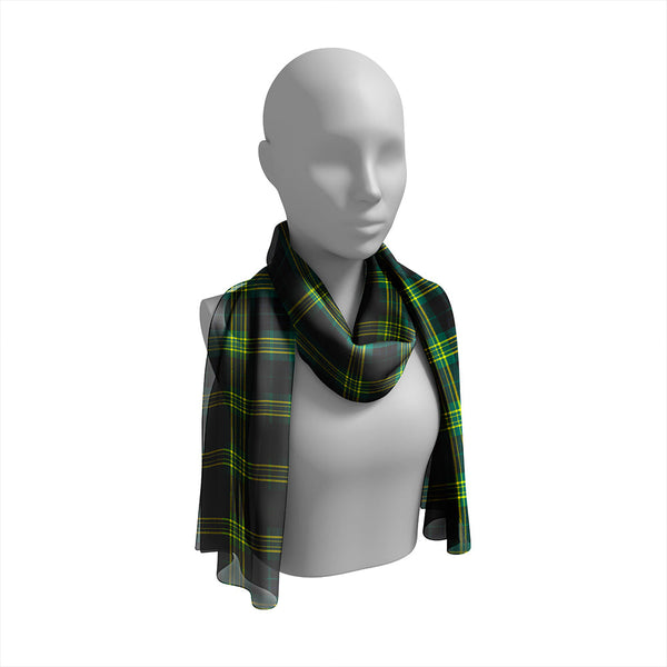 Fitzpatrick Hunting Modern Tartan Classic Silk Habotai Long Scarf