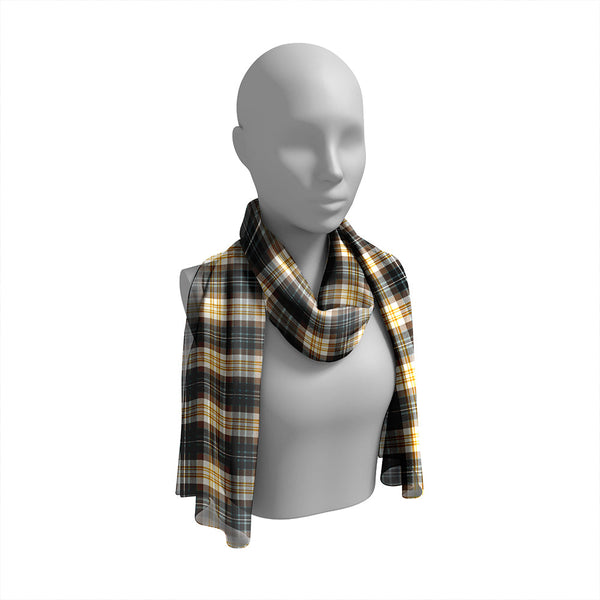 Fitzpatrick Weathered Tartan Classic Silk Habotai Long Scarf