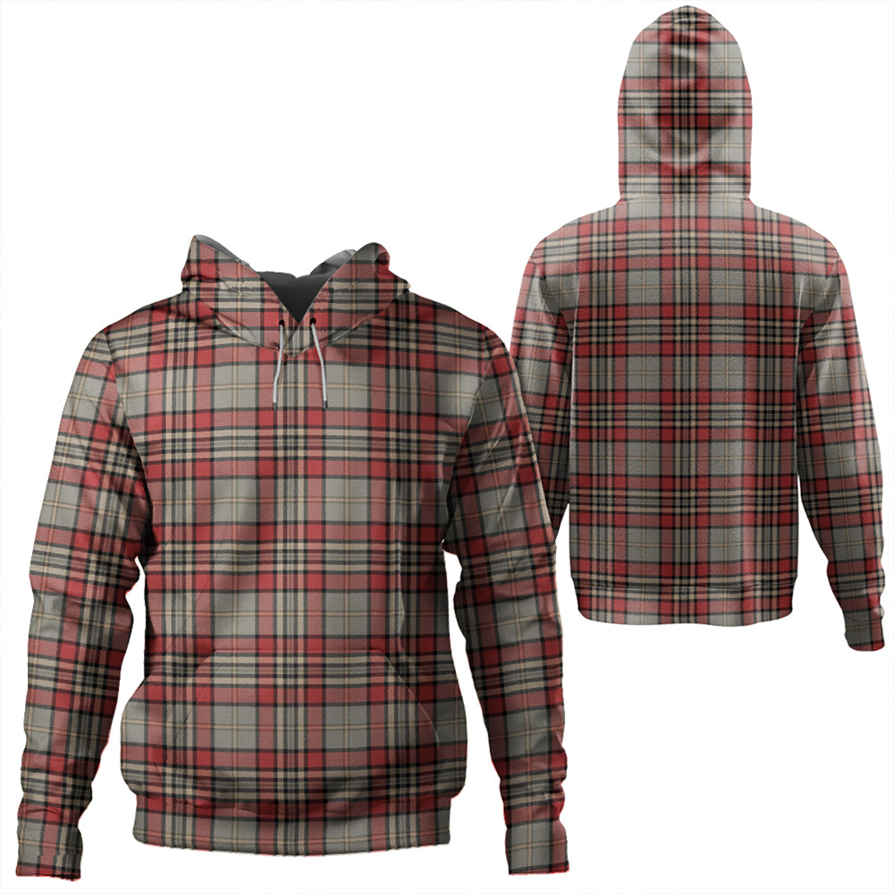 Fitzsimmons Red Weathered Tartan Classic Hoodie