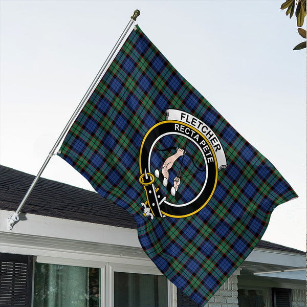 Fletcher Ancient Classic Crest House Flag