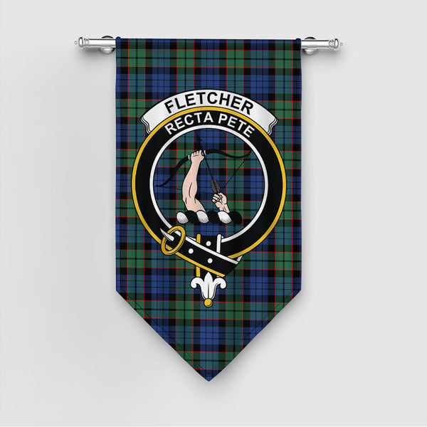 Fletcher Ancient Tartan Classic Crest Gonfalon