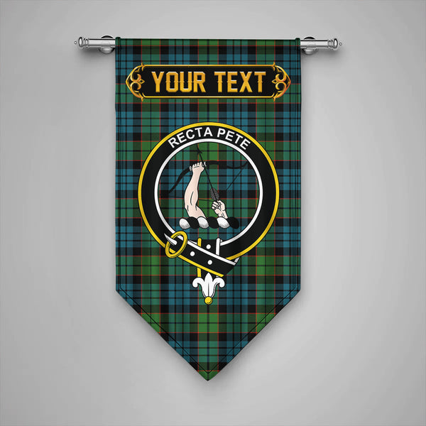 Fletcher Family Ancient Clan Badge Tartan Gonfalon Personalize