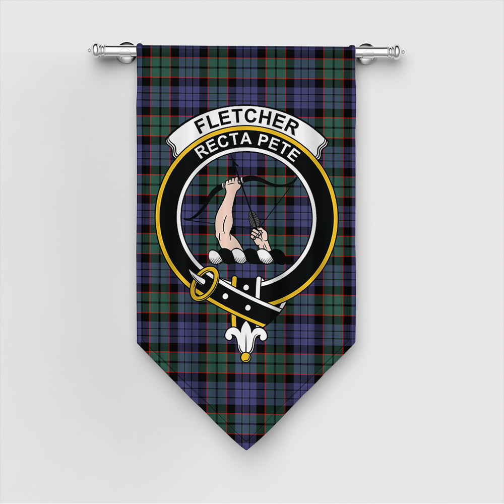 Fletcher Modern Tartan Classic Crest Gonfalon