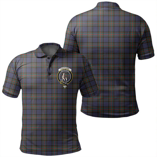 Fletcher of Dunans Tartan Classic Crest Polo Shirt