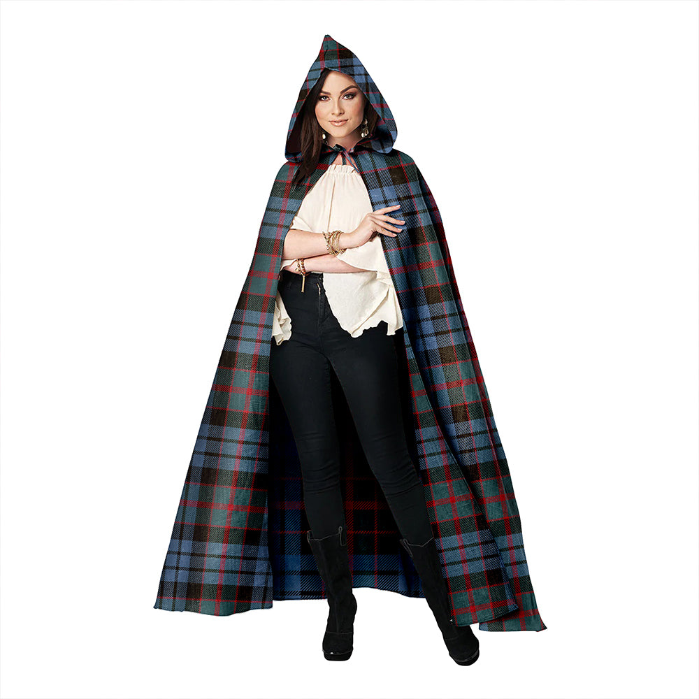 Fletcher of Dunans Clan Badge Tartan Hooded Cloak