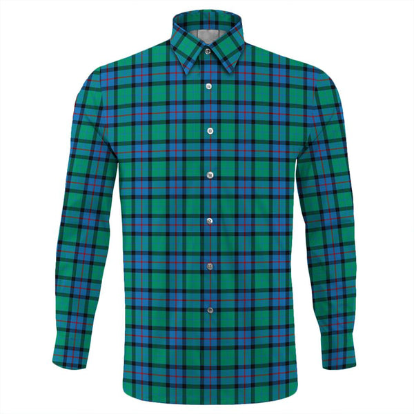 Flower Of Scotland Tartan Classic Long Sleeve Button Shirt