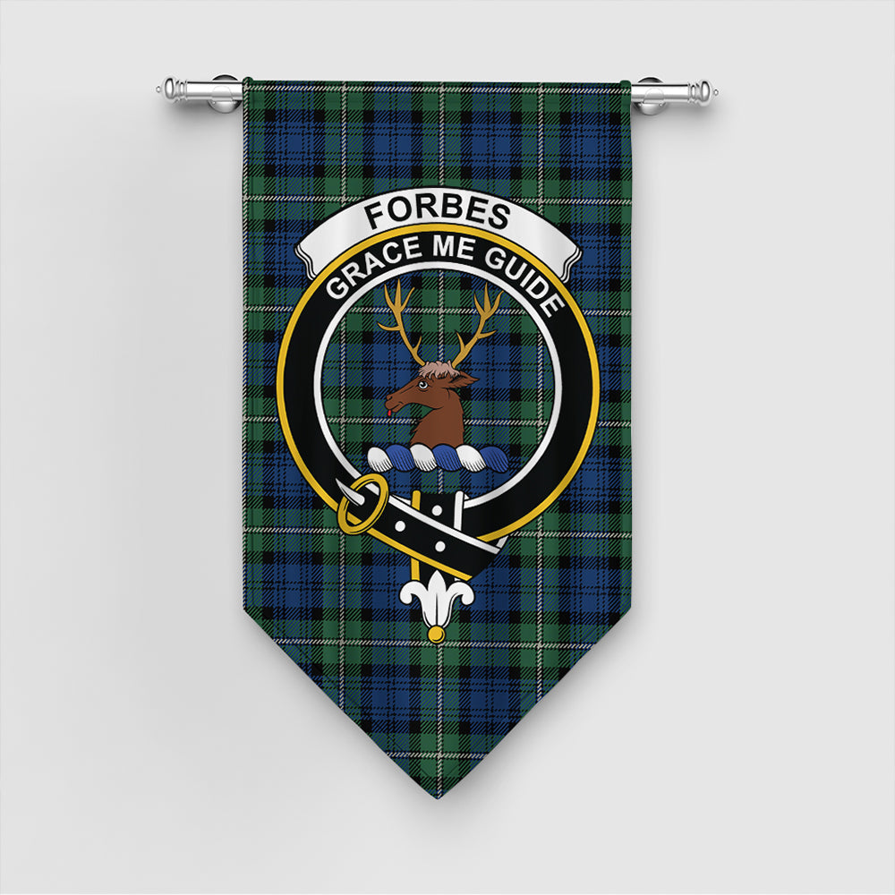 Forbes Ancient Tartan Classic Crest Gonfalon