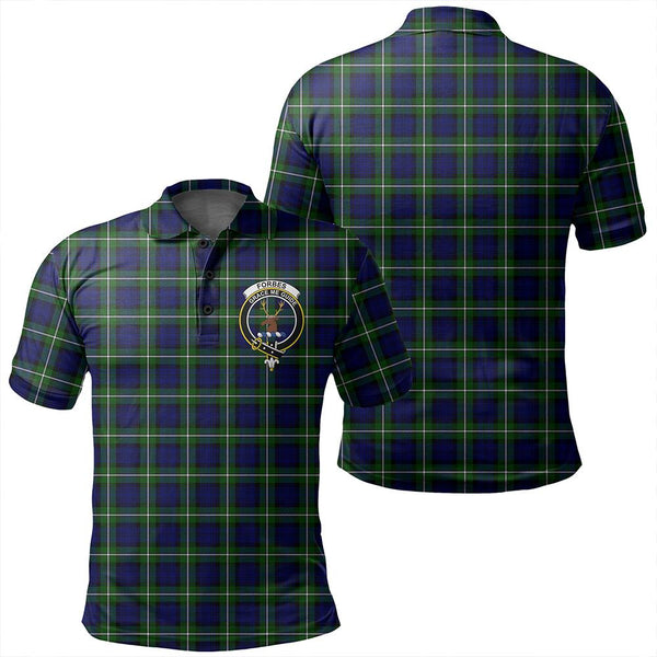 Forbes Modern Tartan Classic Crest Polo Shirt