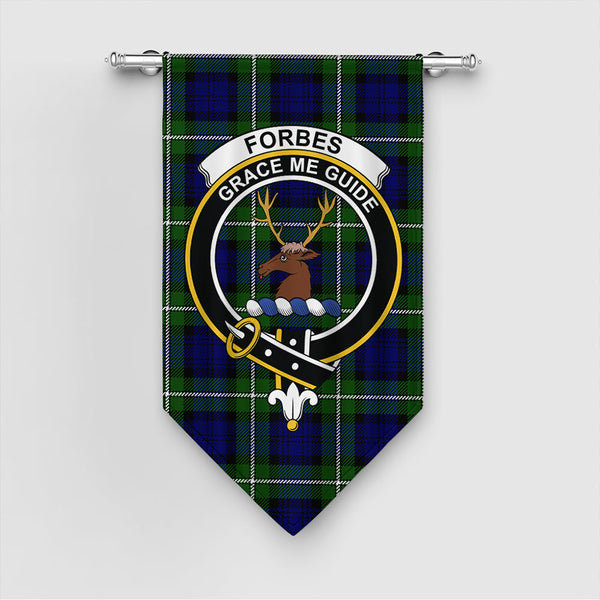 Forbes Modern Tartan Classic Crest Gonfalon