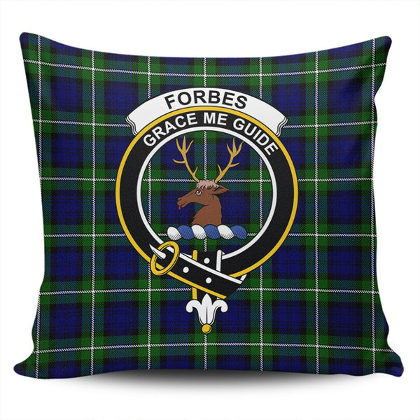 Forbes Modern Tartan Classic Crest Pillow Cover