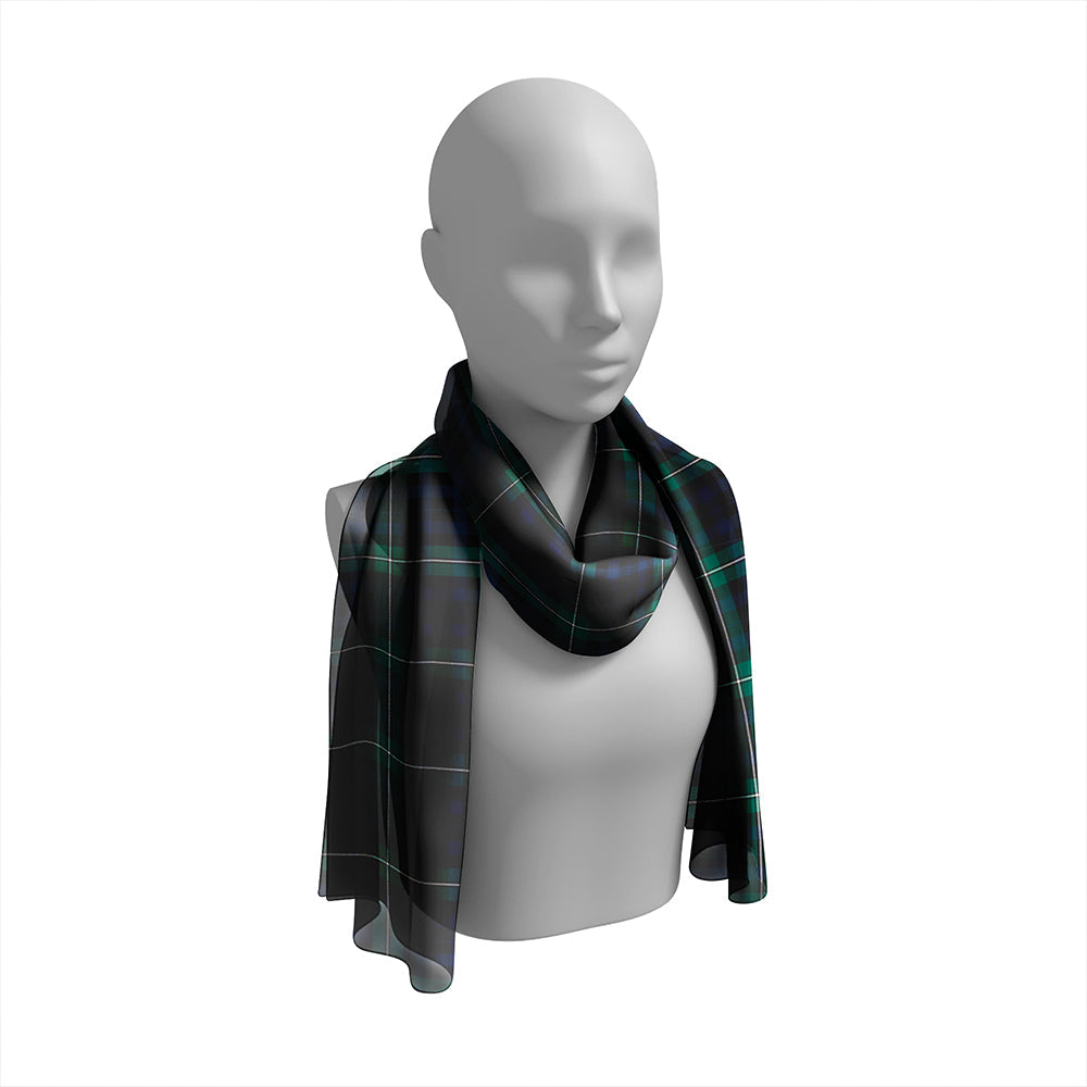 Forbes Old Modern Tartan Classic Silk Habotai Long Scarf