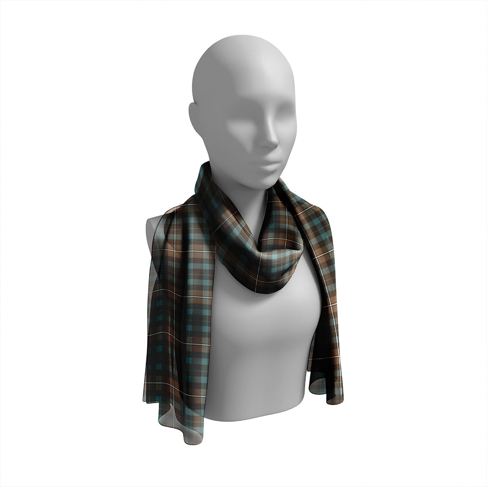 Forbes Old Weathered Tartan Classic Silk Habotai Long Scarf