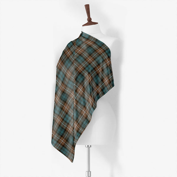 Forbes of Druinnor Weathered Tartan Classic Silk Habotai Square Scarf