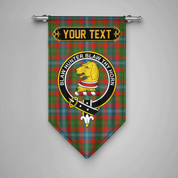 Forrester Ancient Clan Badge Tartan Gonfalon Personalize