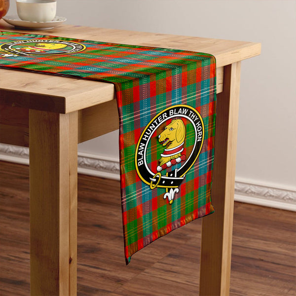 Forrester Ancient Clan Badge Tartan Table Runner