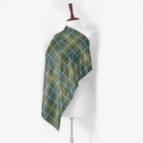 Forbes Weathered Tartan Classic Silk Habotai Square Scarf