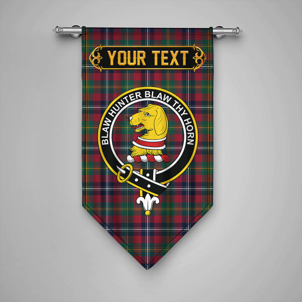 Forrester Modern Clan Badge Tartan Gonfalon Personalize