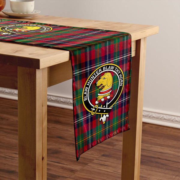 Forrester Modern Clan Badge Tartan Table Runner