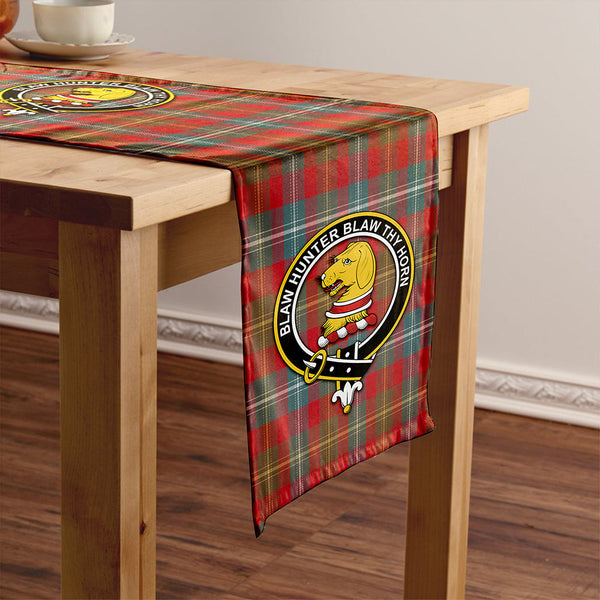 Forrester Weathered Clan Badge Tartan Table Runner