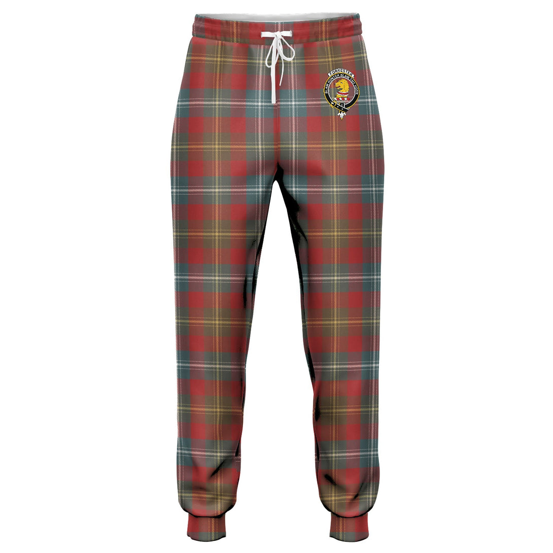 Forrester Weathered Clan Badge Tartan Jogger Pants