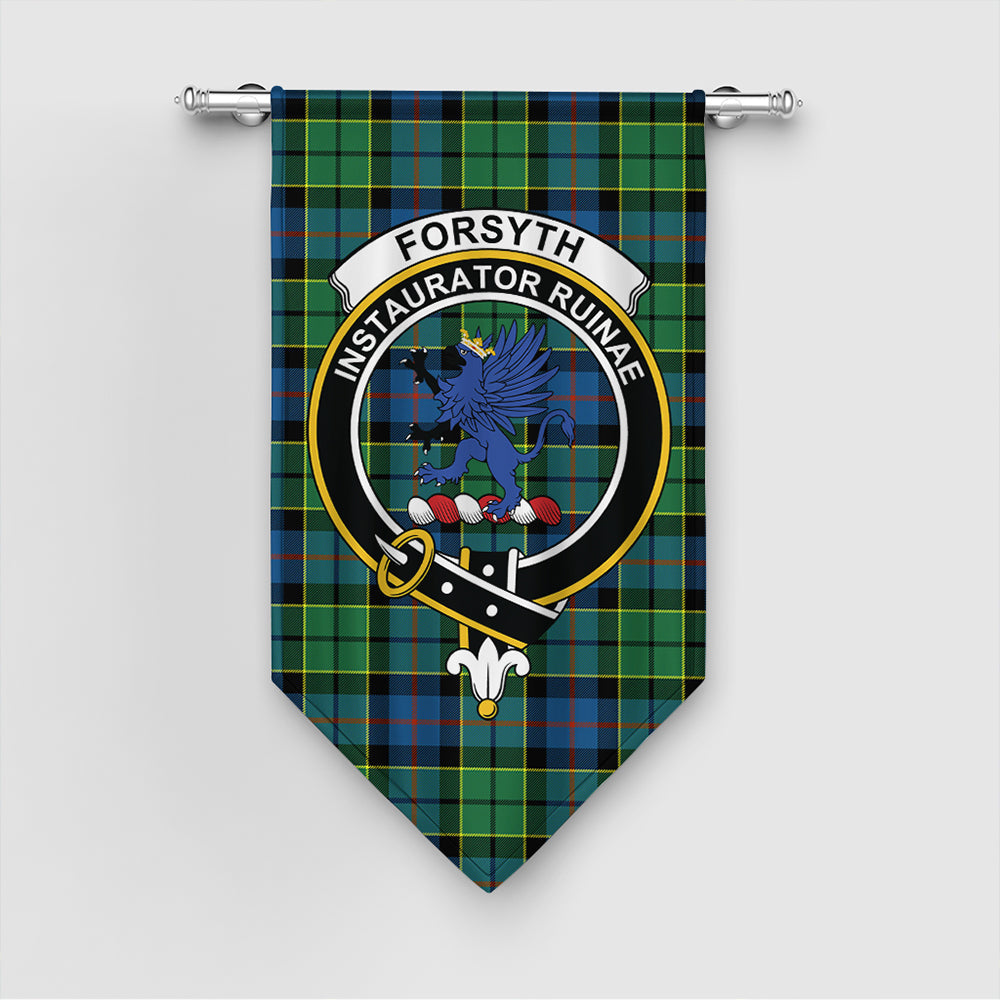 Forsyth Ancient Tartan Classic Crest Gonfalon