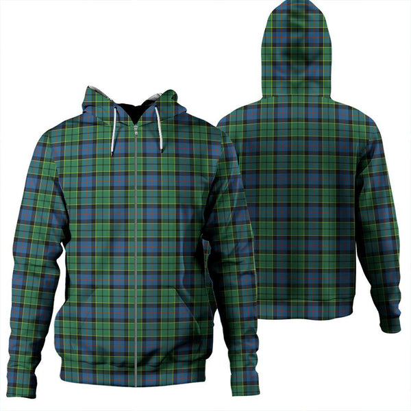 Forsyth Ancient Tartan Classic Zipper Hoodie