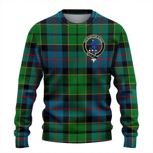 Forsyth Ancient Clan Badge Tartan Knitted Sweater